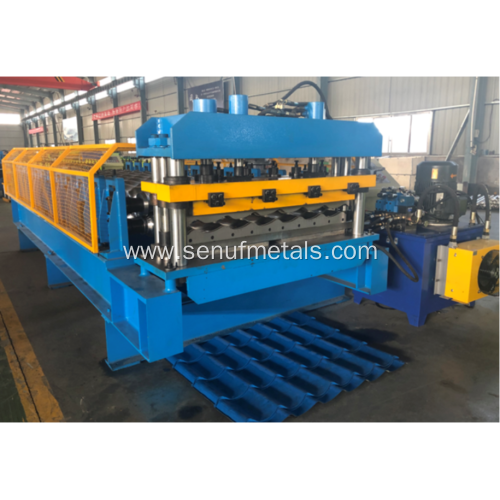 1010 aluminium glazed roofing tile roll forming machine